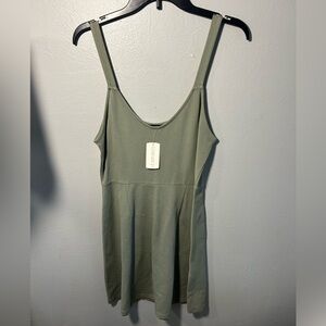Forever 21 Olive Green Spaghetti Strap Cami Dress